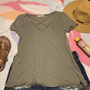 Project Social T Army Green tee